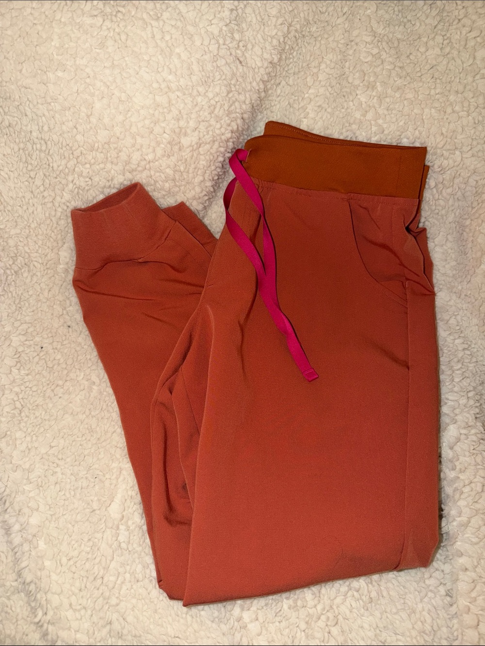 Figs limited edition Terra cotta color Zamora joggers